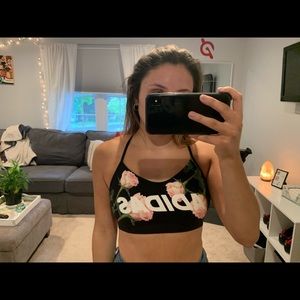 ADIDAS FLORAL SPORTS BRA